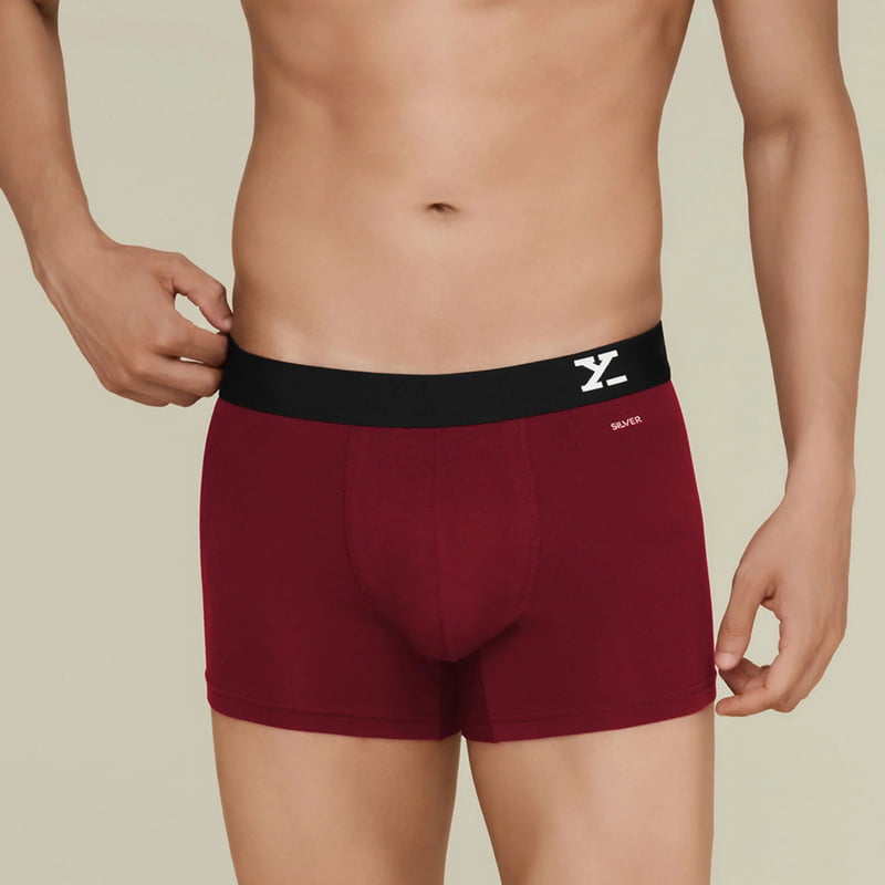 Xyxx Aero Silver Cotton Trunks for Men (R36), the perfect blend of style and comfort