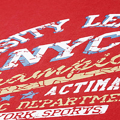 Actimaxx Varsity League Cotton T-shirt (AX 115) | Retro Design | Comfortable Fit