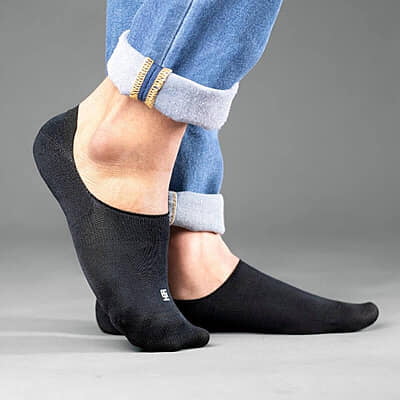 SockSoho - EBONY BLACK NO-SHOW SockSoho - EBONY BLACK NO-SHOW