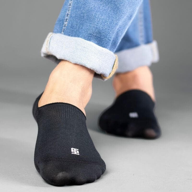SockSoho - EBONY BLACK NO-SHOW SockSoho - EBONY BLACK NO-SHOW
