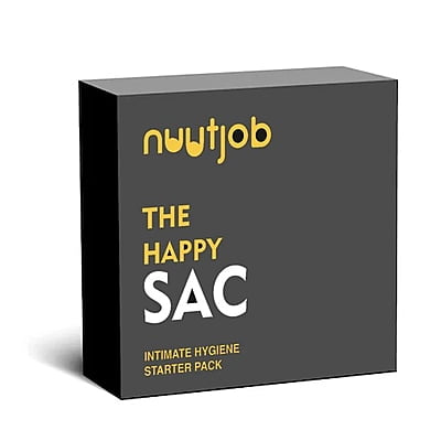 Nuutjob - Happy Sac Box | Nuutjob Mini Combo Pack | Nuutwash, Nuutguard & NuutFresh | 50 ml Each Nuutjob - Happy Sac Box | Nuutjob Mini Combo Pack | Nuutwash, Nuutguard & NuutFresh | 50 ml Each