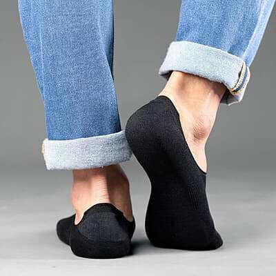 SockSoho - EBONY BLACK NO-SHOW SockSoho - EBONY BLACK NO-SHOW