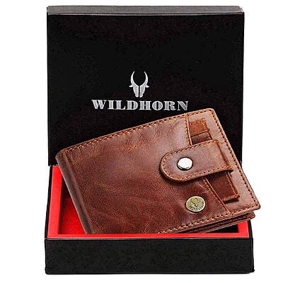 WILDHORN Leather Wallet for Men (Tan)