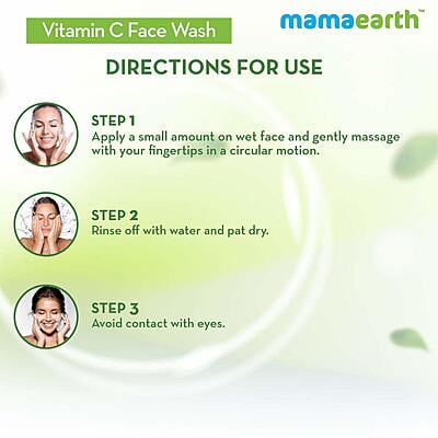 Vitamin C Foaming Face Wash with Vitamin C and Turmeric for Skin Illumination - 100ml