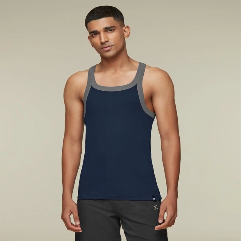 Xyxx Pace Square Neck Cotton Vest (R44) | InnerMan