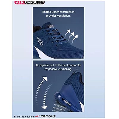 Campus North Running Shoes Air Capsule For Men