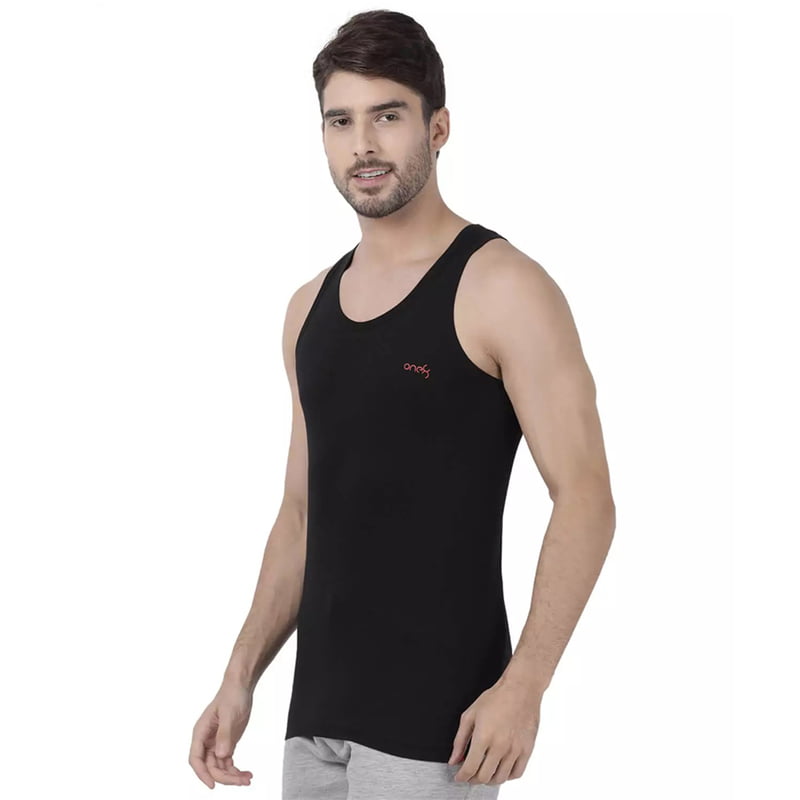 One8 Mens Gym Vest - 110 (Pack Of 2) | InnerMan