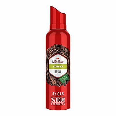 Old Spice Timber No Gas Deodorant Body Spray Perfume for Men (140 ml)