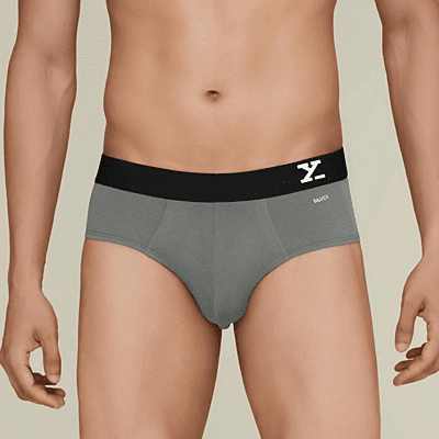 Xyxx Aero Silver Cotton Brief for Men (R36) | InnerMan