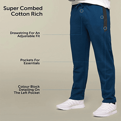 Xyxx Code Rich Cotton Track Pants (R26) | InnerMan