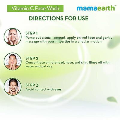Vitamin C Foaming Face Wash with Vitamin C and Turmeric for Skin Illumination - 250ml
