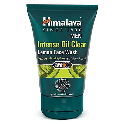 Himalaya Men's Intense Oil Clear Lemon Face Wash (100ml)