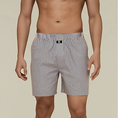 Xyxx Checkmate Combed Cotton Boxers (R45) | InnerMan