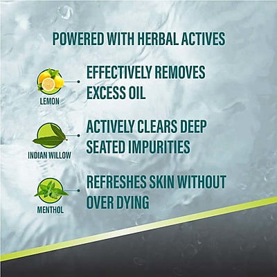Himalaya Men's Intense Oil Clear Lemon Face Wash (100ml)