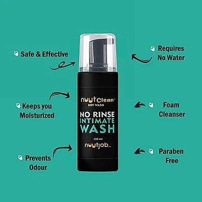 Nuutjob - Nuutclean No Rinse Intimate Moisturizing Dry Wash 100ml Nuutjob - Nuutclean No Rinse Intimate Moisturizing Dry Wash 100ml