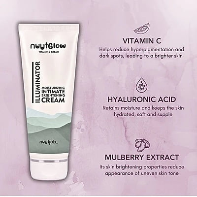 Nuutjob - NuutGlow | Vitamin C Infused Intimate Moisturizing and Brightening Cream | 100 ml Nuutjob - NuutGlow | Vitamin C Infused Intimate Moisturizing and Brightening Cream | 100 ml