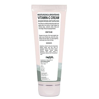 Nuutjob - NuutGlow | Vitamin C Infused Intimate Moisturizing and Brightening Cream | 100 ml Nuutjob - NuutGlow | Vitamin C Infused Intimate Moisturizing and Brightening Cream | 100 ml
