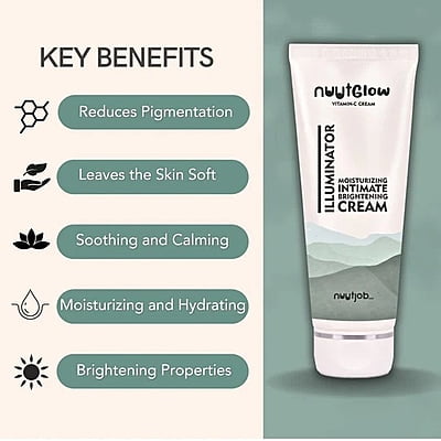 Nuutjob - NuutGlow | Vitamin C Infused Intimate Moisturizing and Brightening Cream | 100 ml Nuutjob - NuutGlow | Vitamin C Infused Intimate Moisturizing and Brightening Cream | 100 ml