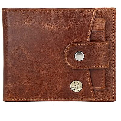 WILDHORN Leather Wallet for Men (Tan)