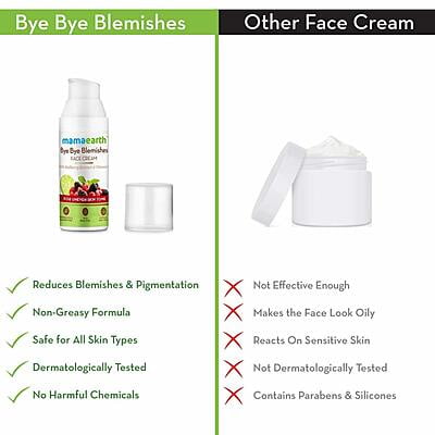Bye Bye Blemishes Face Cream for Reducing Pigmentation and Blemishes with Mulberry Extract and Vitamin C -30ml