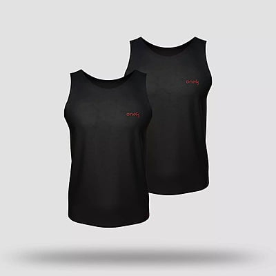 One8 Mens Gym Vest - 110 (Pack Of 2) | InnerMan