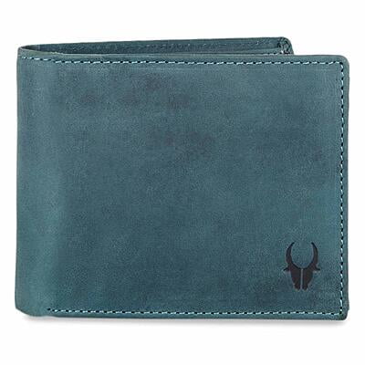 WILDHORN ® Men's RFID Protected Genuine Leather Wallet Keychain and Pen Combo (Blue Hunter) WILDHORN ® Men's RFID Protected Genuine Leather Wallet Keychain and Pen Combo (Blue Hunter)