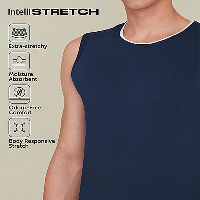 Xyxx Activo Combed Cotton Gym Vest (R42) | Comfortable & Stylish | Premium Quality