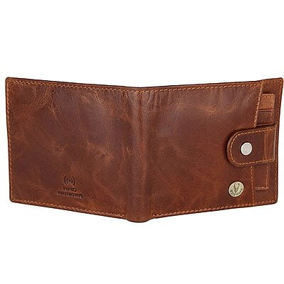 WILDHORN Leather Wallet for Men (Tan)