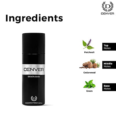 Denver Deo BlackCode Body Spray - 200ML | InnerMan Denver Deo BlackCode Body Spray - 200ML | InnerMan