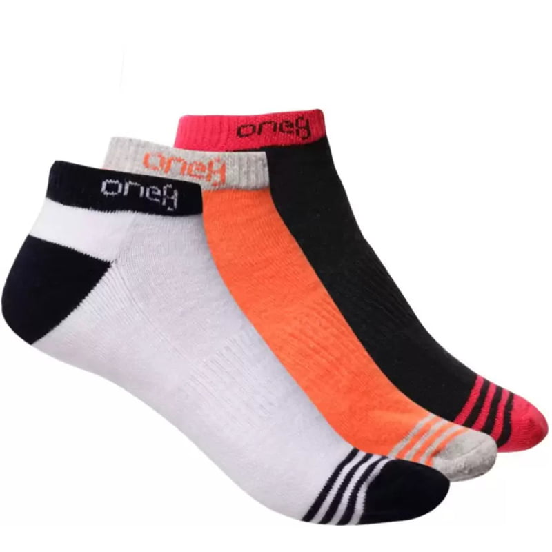 One8 No Show Socks (OLS01) - 3pc Combo | InnerMan