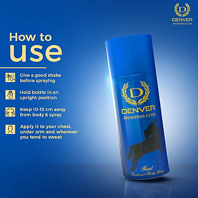 Denver Deo Goal Body Spray - 160ML | InnerMan